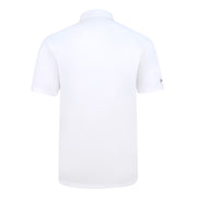 ALBERTO POLO SHIRT WHITE/YELLOW