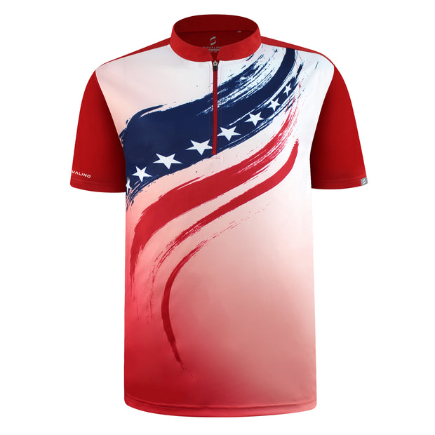 FOLKE BOWLING JERSEY RED