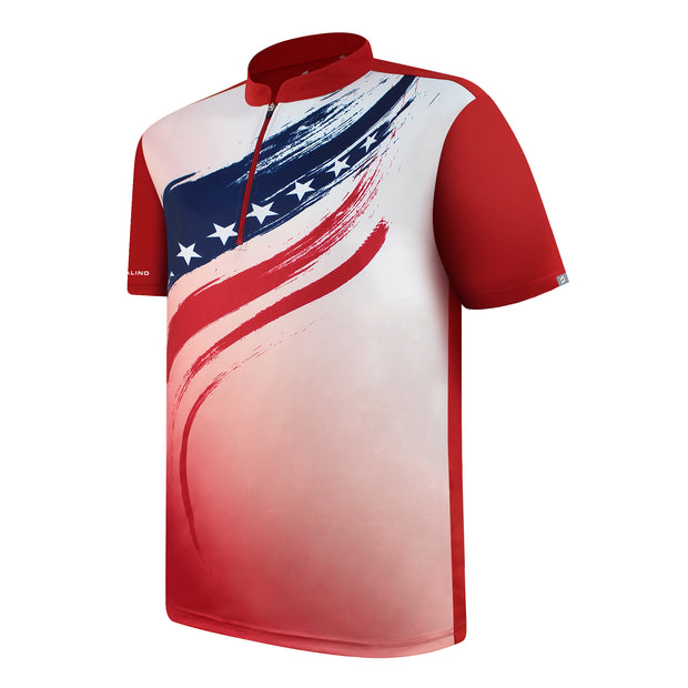 FOLKE BOWLING JERSEY RED