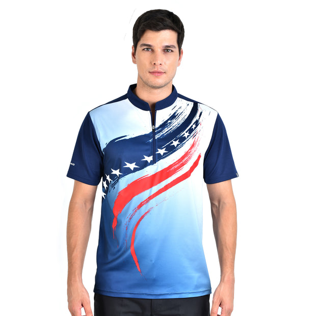 FOLKE BOWLING JERSEY NAVY