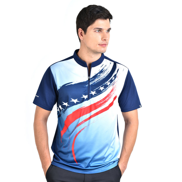 FOLKE BOWLING JERSEY NAVY