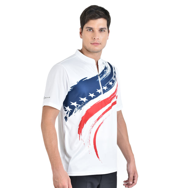 FOLKE BOWLING JERSEY WHITE