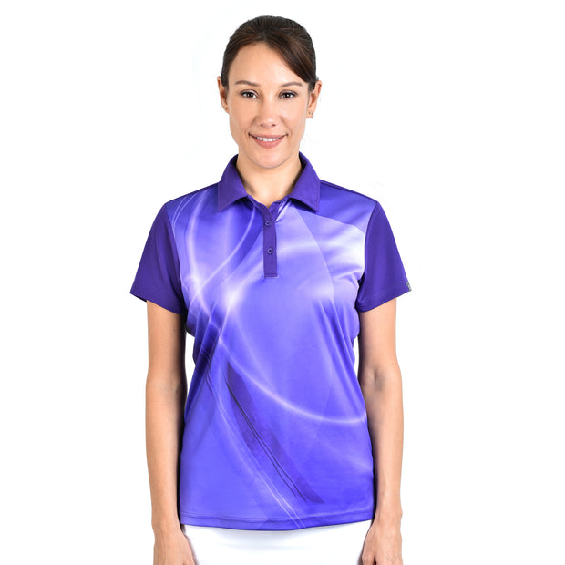 ABIGAIL POLO SHIRT DARK PURPLE