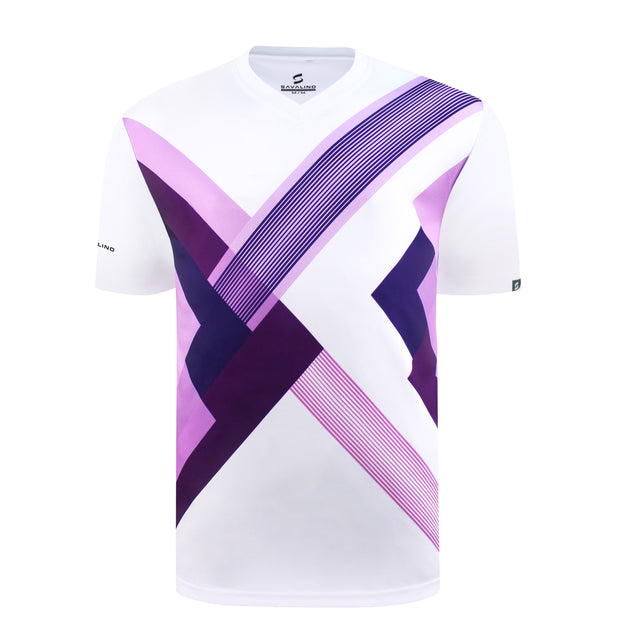 ALTON T-SHIRT WHITE PURPLE