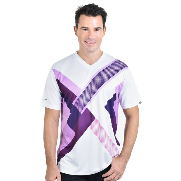 ALTON T-SHIRT WHITE PURPLE