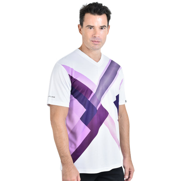 ALTON T-SHIRT WHITE PURPLE